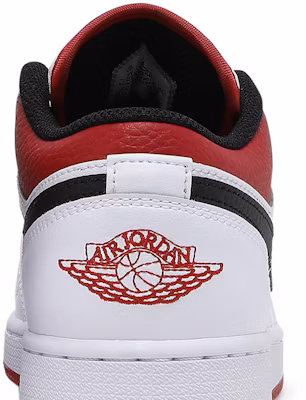 (Años Escolares) Air Jordan 1 Low 'Blanco Rojo Gimnasio' 553560-118 Sizing (Años Escolares) Air Jordan 1 Low 'Blanco Rojo Gimnasio' 553560-118