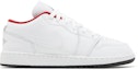 Buy (Año Escolar) Air Jordan 1 Low 'Blanco Rojo Gimnasio Negro' 553560-164