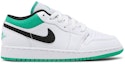 Buy (Sekolah Dasar) Air Jordan 1 Low 'Putih Lucky Green' 553560-129