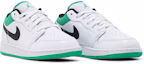 Cheap (Sekolah Dasar) Air Jordan 1 Low 'Putih Lucky Green' 553560-129