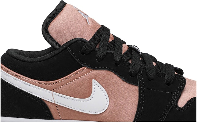 Rose gold hot sale and black jordans