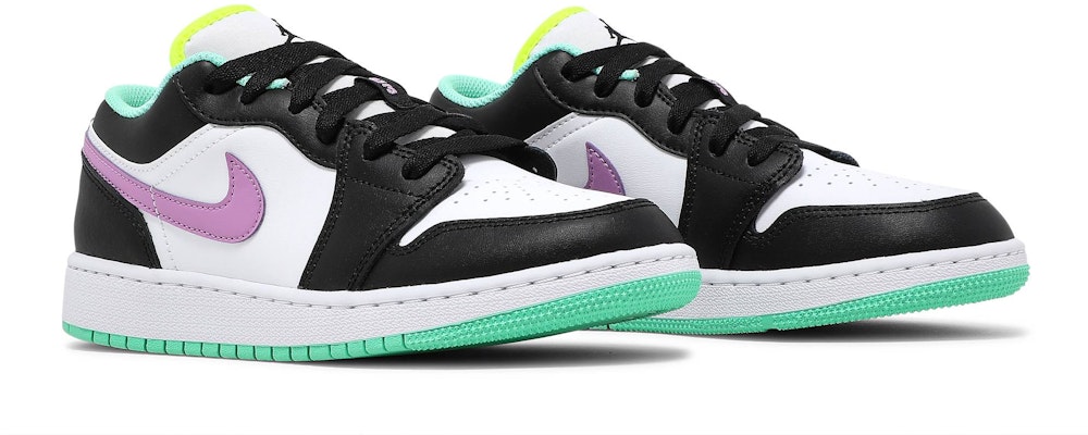 (GS) 에어 조던 1 로우 "화이트 바이올렛 쇼크" 553560-151 Cheap (GS) 에어 조던 1 로우 "화이트 바이올렛 쇼크" 553560-151