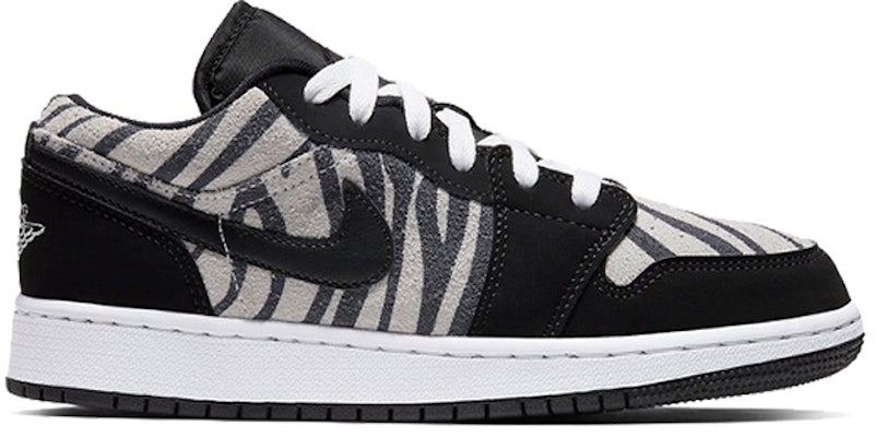 (Grade School) Air Jordan 1 Low 'Zebra' 553560-057 Details for (Grade School) Air Jordan 1 Low 'Zebra' 553560-057