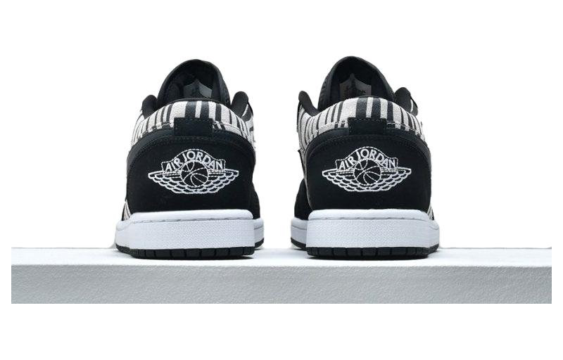 Cheap (GS) 에어 조던 1 로우 '지브라' 553560-057