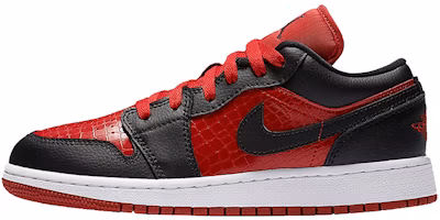 (Grade School) Air Jordan 1 Low BG 'Gym Red Black' 553560-610
