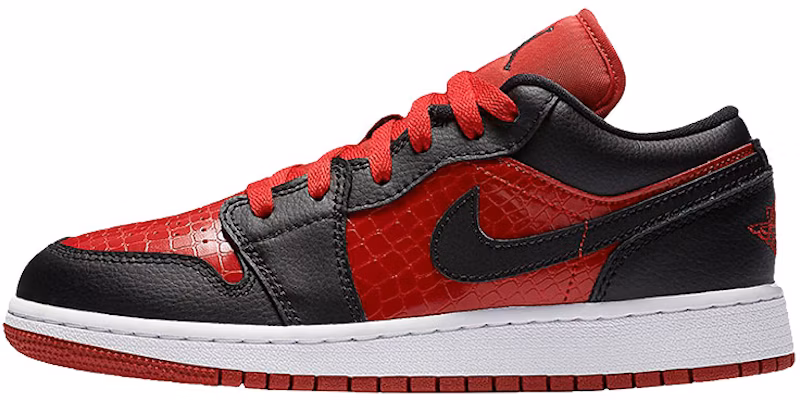 (Kanak-Kanak) Air Jordan 1 Low BG 'Gym Red Black' 553560-610 Buy (Kanak-Kanak) Air Jordan 1 Low BG 'Gym Red Black' 553560-610