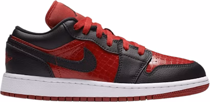 (Grade School) Air Jordan 1 Low BG 'Gym Red Black' 553560-610 (Grade School) Air Jordan 1 Low BG 'Gym Red Black' 553560-610