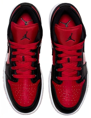 (Kanak-Kanak) Air Jordan 1 Low BG 'Gym Red Black' 553560-610 Shop (Kanak-Kanak) Air Jordan 1 Low BG 'Gym Red Black' 553560-610