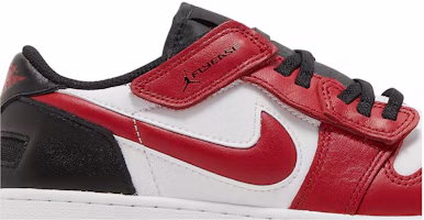 Order (大童) Air Jordan 1 Low FlyEase ‘白色/健身紅’ DN4639-163