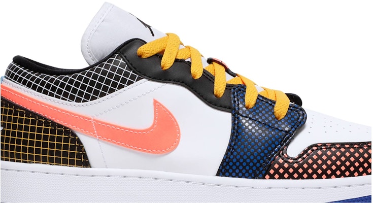 (大童款) Air Jordan 1 Low MMD '多色网格' DH7547-100 Order (大童款) Air Jordan 1 Low MMD '多色网格' DH7547-100