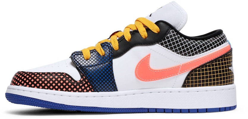 (大童款) Air Jordan 1 Low MMD '多色网格' DH7547-100 Lookbook (大童款) Air Jordan 1 Low MMD '多色网格' DH7547-100
