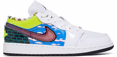 (Grade School) Air Jordan 1 Low Old School Gaming DM8969-114 (Grade School) Air Jordan 1 Low Old School Gaming DM8969-114