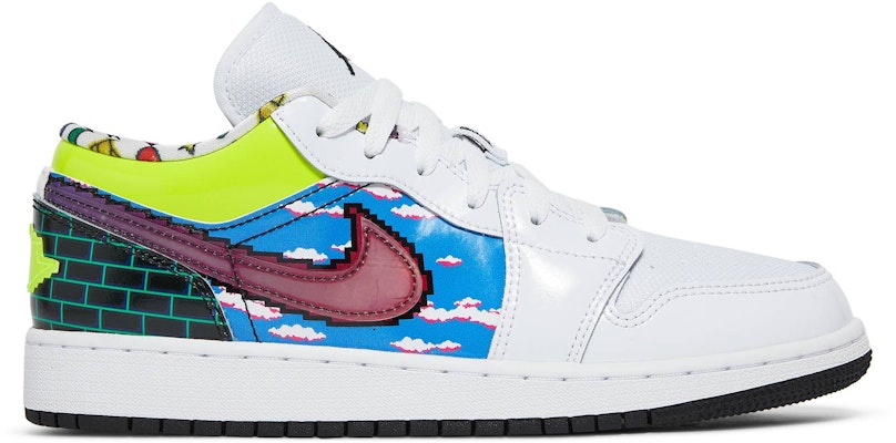 (Kanak-Kanak) Air Jordan 1 Low Permainan Old School DM8969-114 Buy (Kanak-Kanak) Air Jordan 1 Low Permainan Old School DM8969-114