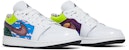 (Kanak-Kanak) Air Jordan 1 Low Permainan Old School DM8969-114