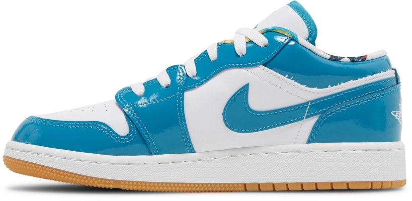 (Grade School) Air Jordan 1 Low SE 'Barcelona' DM0589-400 Lookbook (Grade School) Air Jordan 1 Low SE 'Barcelona' DM0589-400