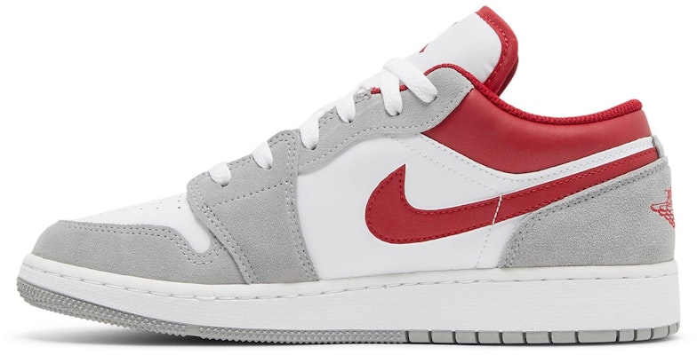 (Grade School) Air Jordan 1 Low SE 'Light Smoke Grey Gym Red' DM0589-016 Lookbook (Grade School) Air Jordan 1 Low SE 'Light Smoke Grey Gym Red' DM0589-016