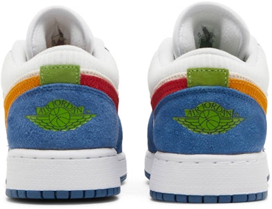 小学款 Air Jordan 1 低帮 SE '乱糟糟房间' DR6960-400 Details for 小学款 Air Jordan 1 低帮 SE '乱糟糟房间' DR6960-400