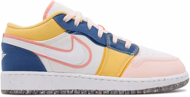 (Grade School) Air Jordan 1 Low SE 'Multi-Color Canvas' DV1323-100 (Grade School) Air Jordan 1 Low SE 'Multi-Color Canvas' DV1323-100