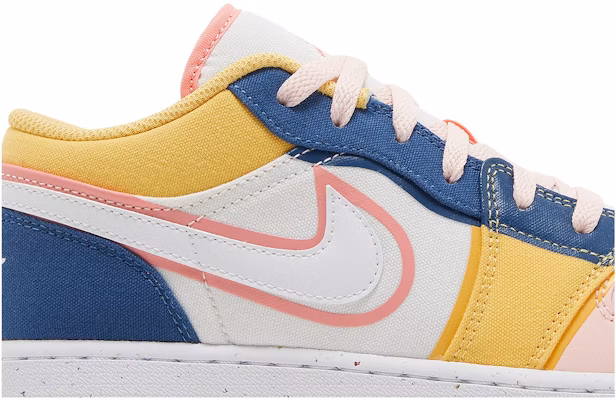 (Grade School) Air Jordan 1 Low SE 'Multi-Color Canvas' DV1323-100 Order (Grade School) Air Jordan 1 Low SE 'Multi-Color Canvas' DV1323-100