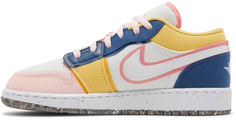 (Grade School) Air Jordan 1 Low SE 'Multi-Color Canvas' DV1323-100 Lookbook (Grade School) Air Jordan 1 Low SE 'Multi-Color Canvas' DV1323-100