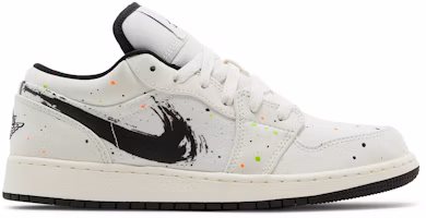 (Grade School) Air Jordan 1 Low SE 'Paint Splatter' DH3295-100 (Grade School) Air Jordan 1 Low SE 'Paint Splatter' DH3295-100