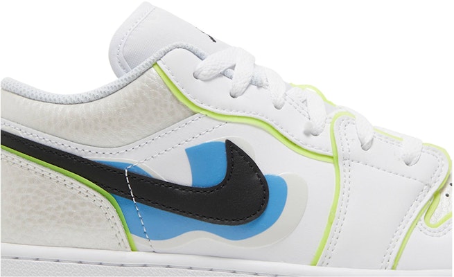 (大童)Air Jordan 1 Low SE 'Warped Swoosh'扭曲钩 低帮篮球鞋 DV1324-117 Order (大童)Air Jordan 1 Low SE 'Warped Swoosh'扭曲钩 低帮篮球鞋 DV1324-117