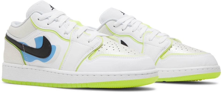 (大童)Air Jordan 1 Low SE 'Warped Swoosh'扭曲钩 低帮篮球鞋 DV1324-117 Cheap (大童)Air Jordan 1 Low SE 'Warped Swoosh'扭曲钩 低帮篮球鞋 DV1324-117