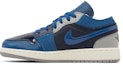 Lookbook (Ayah Sekolah) Air Jordan 1 Low SE Craft 'Inside Out - Obsidian'. DX2194-400