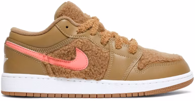 (Grade School) Air Jordan 1 Low Utility 'Teddy Bear' DO2233-264 (Grade School) Air Jordan 1 Low Utility 'Teddy Bear' DO2233-264