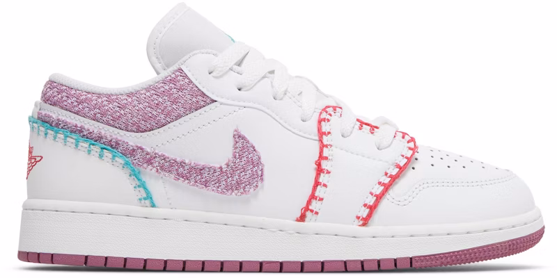 (Grade School) Air Jordan 1 Low White Light Bordeuax DM9037-100 Buy (Grade School) Air Jordan 1 Low White Light Bordeuax DM9037-100