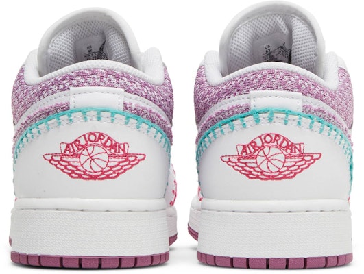 (Grade School) Air Jordan 1 Low White Light Bordeuax DM9037-100 Details for (Grade School) Air Jordan 1 Low White Light Bordeuax DM9037-100