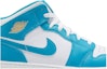 Order (Kanak-Kanak) Air Jordan 1 Mid 'Aquatone' DQ8423-400