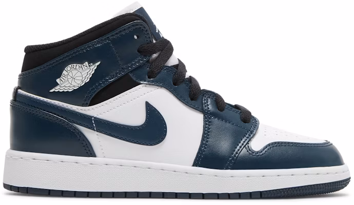 (Grade School) Air Jordan 1 Mid 'Armory Navy' 554725-411 Buy (Grade School) Air Jordan 1 Mid 'Armory Navy' 554725-411