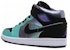 (Kanak-Kanak) Air Jordan 1 Mid 'Atomic Teal Ultraviolet' 555112-309