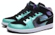 (Kanak-Kanak) Air Jordan 1 Mid 'Atomic Teal Ultraviolet' 555112-309