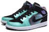 Shop (Kanak-Kanak) Air Jordan 1 Mid 'Atomic Teal Ultraviolet' 555112-309