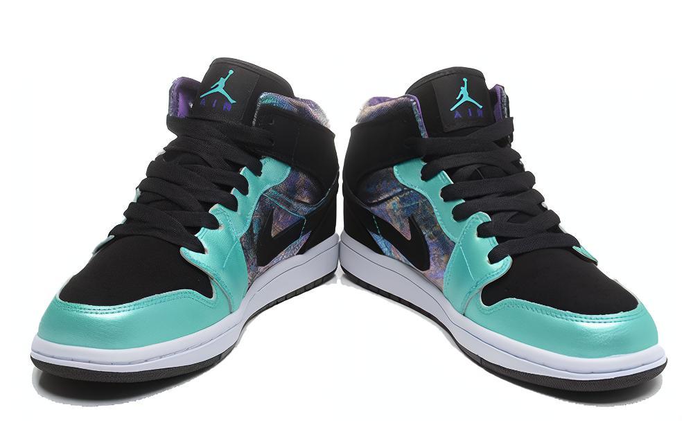 Purchase （學齡版）Air Jordan 1 Mid 'Atomic Teal Ultraviolet' 555112-309