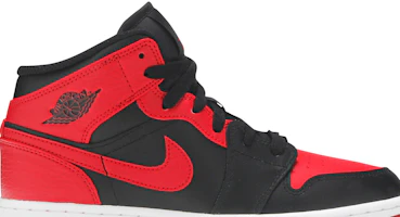 Order (Grade School) Air Jordan 1 Mid 'Banned' 2020 554725-074