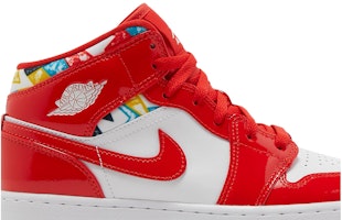 (小童款) Air Jordan 1 Mid '巴塞罗那毛衣红漆皮' DC7248-600 Order (小童款) Air Jordan 1 Mid '巴塞罗那毛衣红漆皮' DC7248-600
