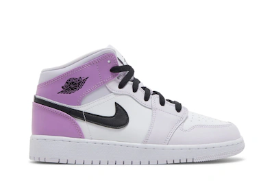 (Grade School) Air Jordan 1 Mid 'Barely Grape' DQ8423-501
