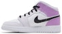 (Kanak-Kanak) Air Jordan 1 Mid 'Barely Grape' DQ8423-501
