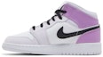 Lookbook (Kanak-Kanak) Air Jordan 1 Mid 'Barely Grape' DQ8423-501