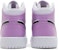 (Kanak-Kanak) Air Jordan 1 Mid 'Barely Grape' DQ8423-501