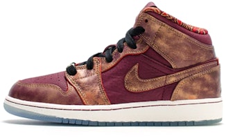 (Grade School) Air Jordan 1 Mid 'BHM' 647562-605 (Grade School) Air Jordan 1 Mid 'BHM' 647562-605