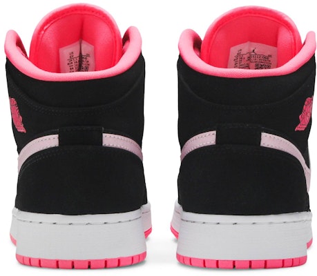 (Akid Sekolah) Air Jordan 1 Mid 'Hitam Digital Merah Jambu' 555112-066 Details for (Akid Sekolah) Air Jordan 1 Mid 'Hitam Digital Merah Jambu' 555112-066