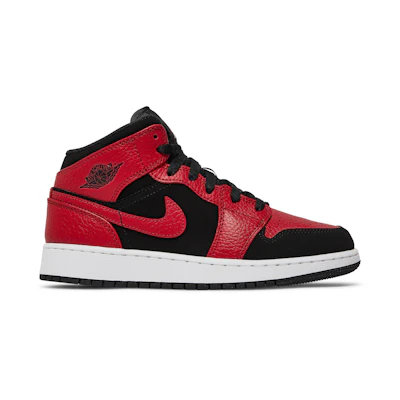 (GS) Jordan 1 Mid 'Black Gym Red'
