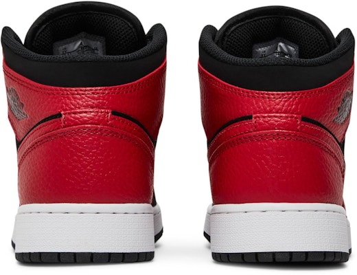 (초등학생) 에어 조던 1 미드 '블랙 짐 레드' 554725-054 Details for (초등학생) 에어 조던 1 미드 '블랙 짐 레드' 554725-054