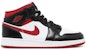 (Kanak-Kanak) Air Jordan 1 Mid 'Hitam Gym Merah' DJ4695-122