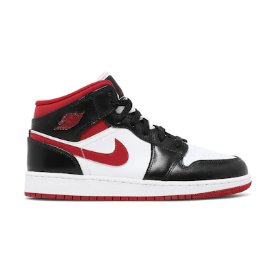 (GS) Jordan 1 Mid 'Black Gym Red'