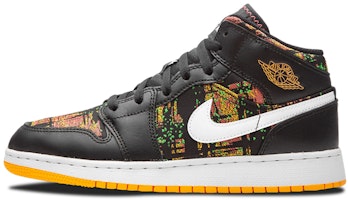 (Grade School) Air Jordan 1 Mid 'Black Laser Orange' 555112-003 (Grade School) Air Jordan 1 Mid 'Black Laser Orange' 555112-003